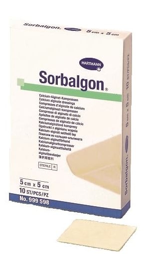 Повязка сорбционная  Sorbalgon 5*5 см
